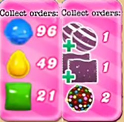 Candy Crush Erklärung Symbole